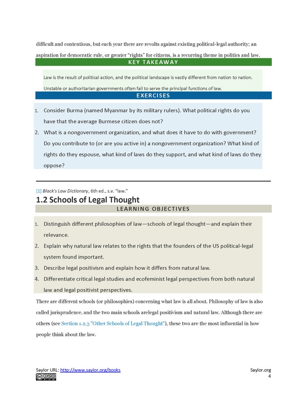Business Law and the Legal Environment - Page 4